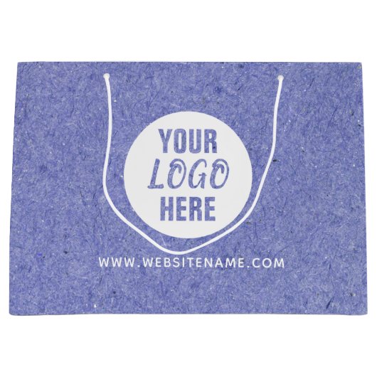 Grote Zak met Aangepaste Logo/Tekst Winkel Kraft Groot Cadeauzakje (Voorkant)