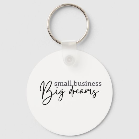 Grote zakelijke dromen, zakelijke eigenaar-keychai sleutelhanger (Voorkant)