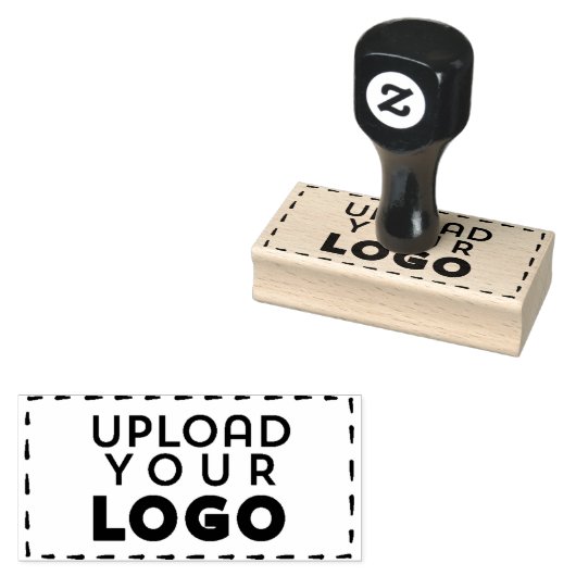 Grote zakelijke Logo - Eigen rubberstop Rubberstempel (Gestempeld)