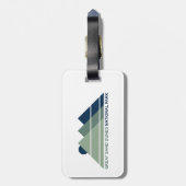 Grote Zandduinen Nationaal Park Mountain Sun Bagagelabel (Achterkant verticaal)