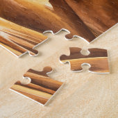 Grote Zandduinen Nationaal Park Waterverf Kunst Legpuzzel (Zijkant)