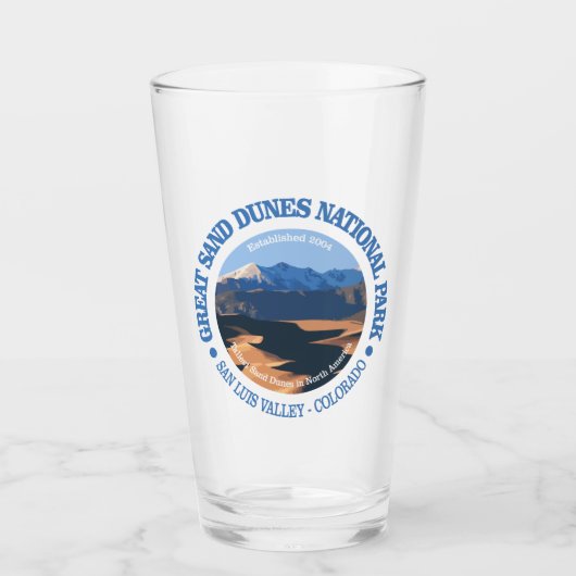 Grote zandduinen NP Glas (Voorkant)