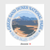 Grote zandduinen NP Sticker (Vel)