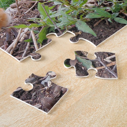 Grote zandkraan vader en kind legpuzzel (Zijkant)