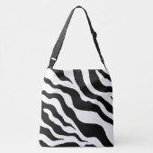 Grote zebraprint tas (Achterkant)