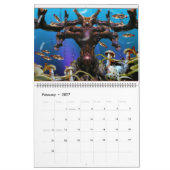 Grote Zee-leven art kalender door Valxart (Feb 2027)