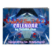 Grote Zee-leven art kalender door Valxart (Hoes)