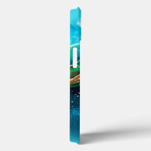 Grote zeeen schildpad Case-Mate iPhone case (Achterkant / Rechts)