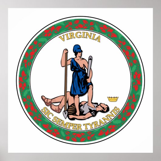 Grote zeehond uit Virginia Poster (Voorkant)