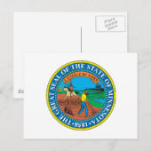 Grote zeehond van de staat Minnesota Briefkaart (Voorkant / Achterkant)