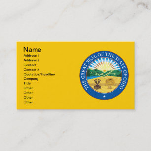 Grote zeehond van de staat Ohio Visitekaartje
