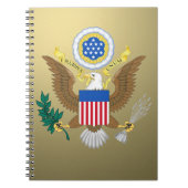 Grote zeehond van de Verenigde Staten Notitieboek (Voorkant)