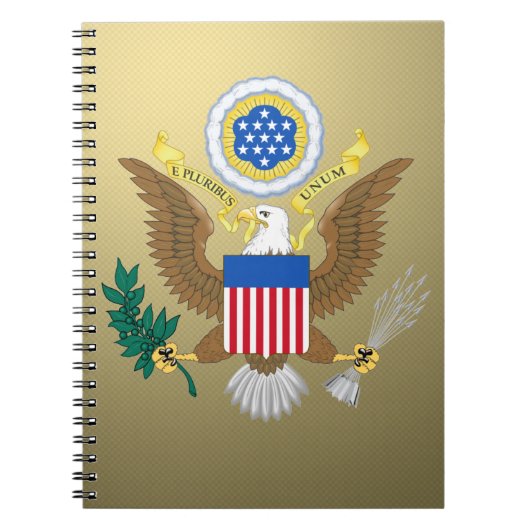 Grote zeehond van de Verenigde Staten Notitieboek (Voorkant)