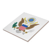 Grote zeehond van de Verenigde Staten Tegeltje (Zijkant)