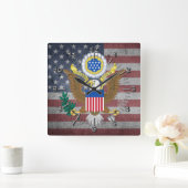 Grote zeehond van de Verenigde Staten Vierkante Klok (Huis)