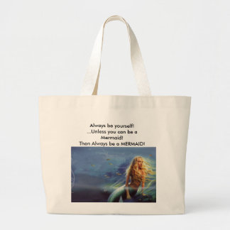 Grote zeemeermin-Tas Grote Tote Bag