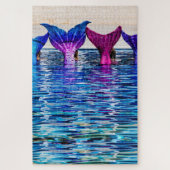 Grote zeemeerminpuzzel!!! Meer dan 1000 stuks! Legpuzzel (Verticaal)