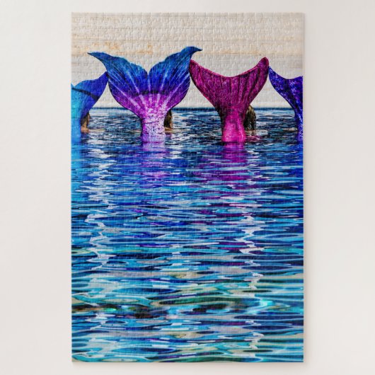 Grote zeemeerminpuzzel!!! Meer dan 1000 stuks! Legpuzzel (Verticaal)