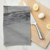 Grote zeemeeuw theedoek (Quarter Fold)
