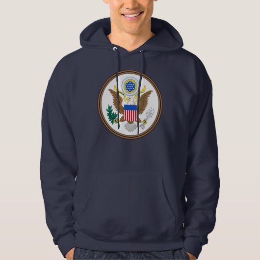 Grote zegel in de Verenigde Staten Hoodie (Voorkant)
