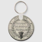 Grote Zegel in Frankrijk Sleutelhanger (Voorkant)