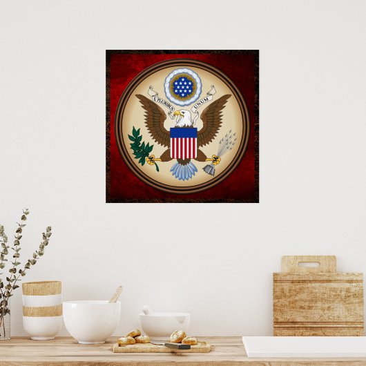 GROTE ZETEL VAN DE VERENIGDE STATEN POSTER (Keuken)