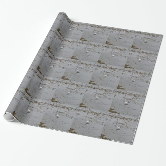 Grote Zilverreiger Cadeaupapier (Uitgerold)