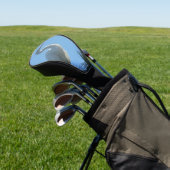 Grote Zilverreiger in zonnig Florida Golfheadcover (Insitu)