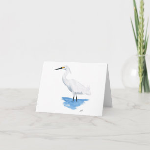 Grote Zilverreiger Notitiekaartje