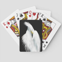 Grote Zilverreiger Pokerkaarten