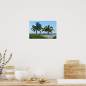 Grote Zilverreiger, Treasure Cay, Great Abaco Isla Poster (Keuken)