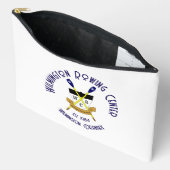 Grote zip zakje wit etui (Open)