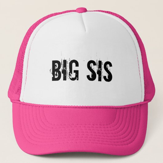 GROTE ZISTER - GROTE VERTROUWEN VAN HET SIS TRUCKER PET (Voorkant)