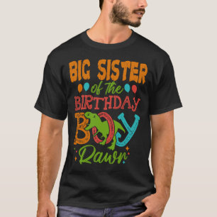 GROTE ZISTER VAN DE BRITSE MAN Rawr Dinosaur T-shirt