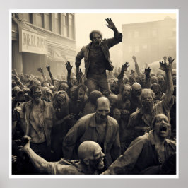 Grote Zombie Opstand (De Depressie Era) Poster