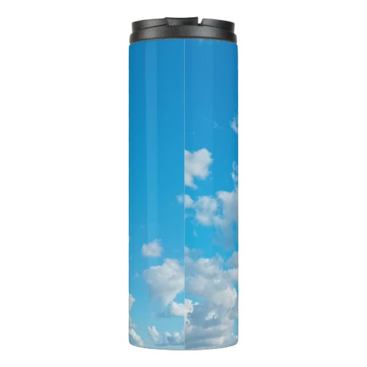 Grote zomerwolk thermosbeker (Achterkant)