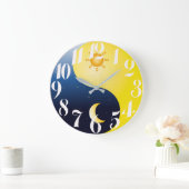 Grote Zon En Maan Klok (Huis)