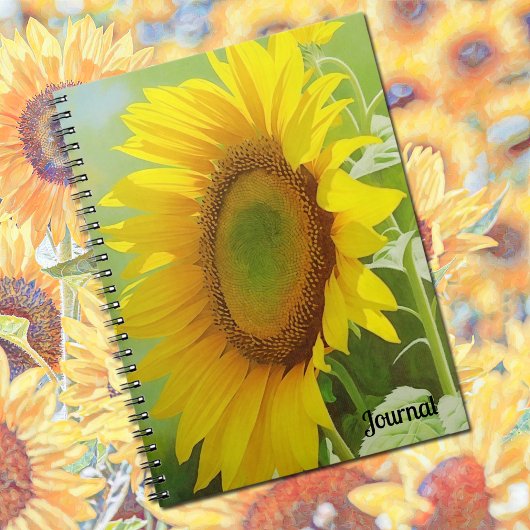 Grote Zonnebloem Art Garden Journal Notitieboek