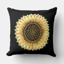 Grote zonnebloem, hart en gouden Stippen