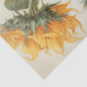 Grote Zonnebloem & Poppies Boeket Decoupage Tissuepapier (Detail)