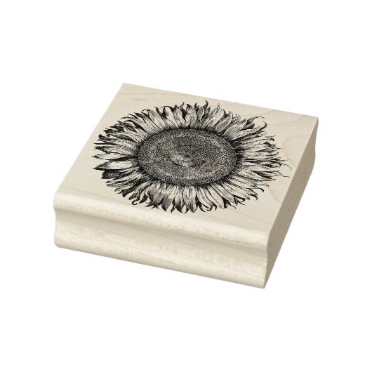 Grote Zonnebloem Rubber Stamp Rubberstempel (Stempel)