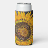 Grote Zonnebloem Skinny Koelbox Seltzer Blikjeskoeler (Seltzer Voorkant)