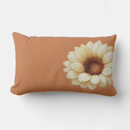 Grote Zonnebloem Terracotta Worpkussen Kussen
