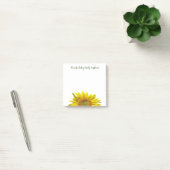 Grote Zonnebloem Van Het Bureaublad Persoonlijk Post-it® Notes (Kantoor)