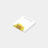 Grote Zonnebloem Van Het Bureaublad Persoonlijk Post-it® Notes (Schuin)