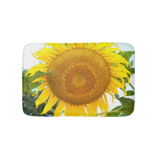 Grote zonnebloemen badmat (Voorkant)