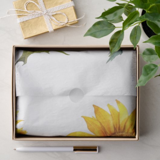 Grote Zonnebloemen Decoupage Tissuepapier (Geschenk)