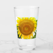Grote zonnebloemen glas (Voorkant)