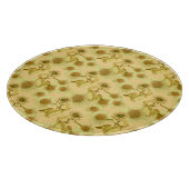 Grote zonnebloemen snijplank (Hoek)