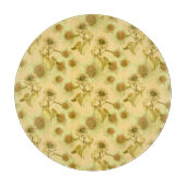 Grote zonnebloemen snijplank (Voorkant)